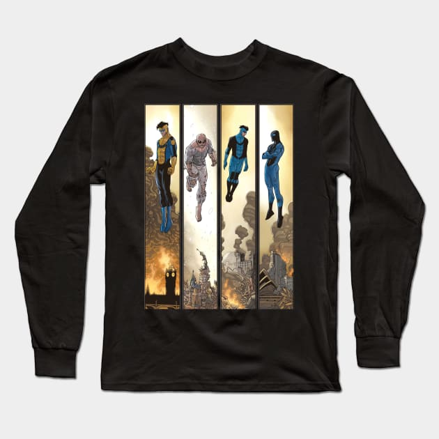 invincible comic strip Long Sleeve T-Shirt by super villain